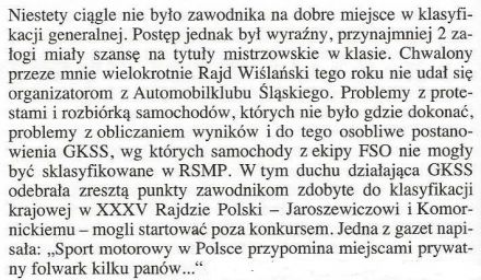 25 Rajd Wisły - 1975r