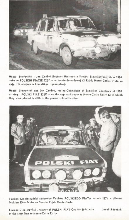 13 Rajd Warszawski - 1975r