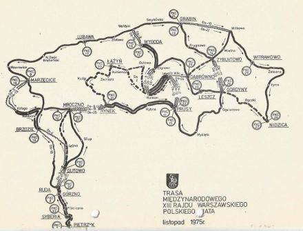 13 Rajd Warszawski - 1975r