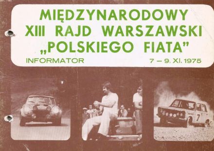 13 Rajd Warszawski - 1975r.