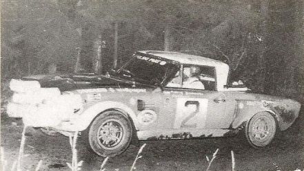 Andrzej Jaroszewicz i Ryszard Żyszkowski – Fiat Abarth 124.
