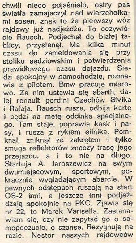 Rajd Warszawski - 1975r