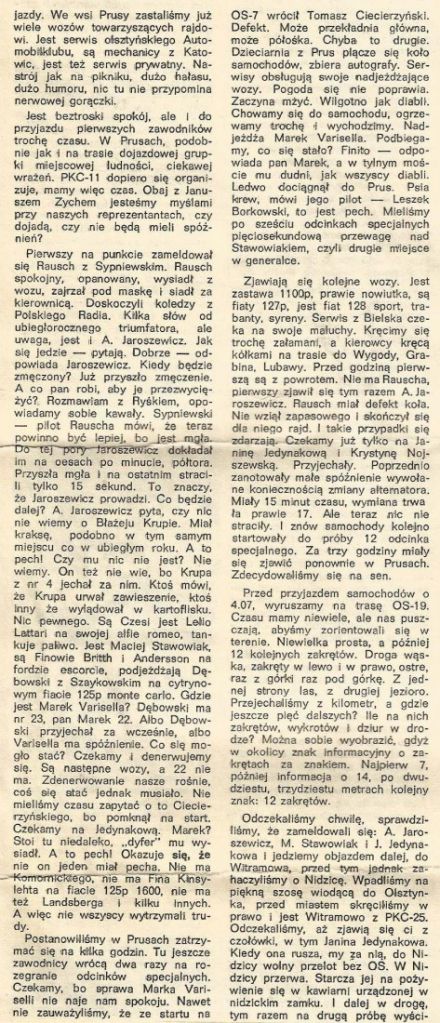 Rajd Warszawski - 1975r