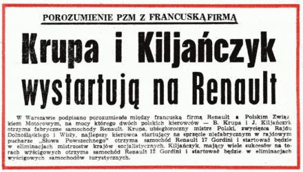Zapowiedź sezonu RSMP - 1975r