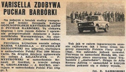 Rajd Barbórka - 1975r