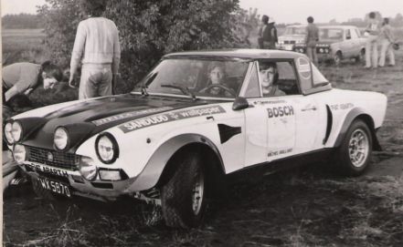 Marek Kaczmarek i Paweł Matysiak - Fiat Abarth 124.