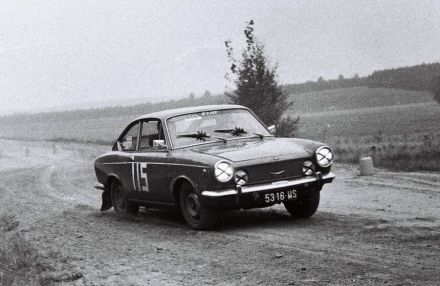Robert Beutler i Wiesław Mulak – Fiat 850 Sport.
