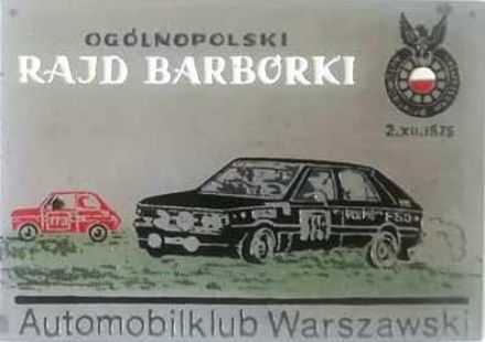 Rajd Barbórki - 1975r