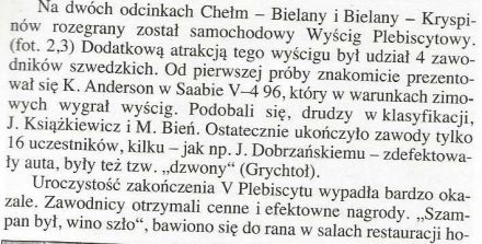 Wyścig plebiscytowy - 1975r