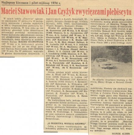 Błekitna wstęga Ojcowa - 1975r