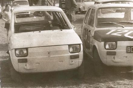 Polski Fiat 126p Andrzeja Przewłockiego.