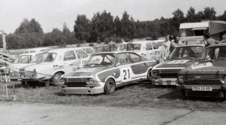 Milan Žid,Oldrich Horzag – Škody 130 RS, Karel Kapras – Škoda 110 S.