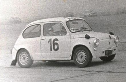 Andrzej Mordzewski i Magdalena Rapacz – Fiat Abarth 850.