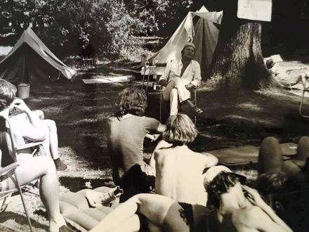 Chrcynno - obóz sekcji młodych 1976r