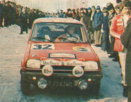 Jerzy Landsberg i Marek Muszyński – Renault 5 TS.
