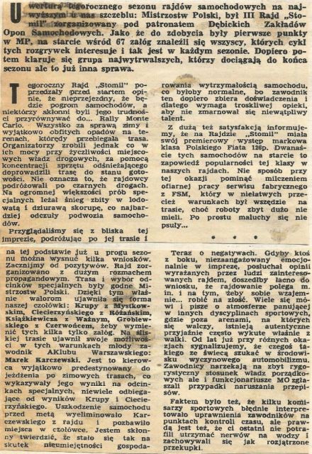 3 Rajd Stomil 1976