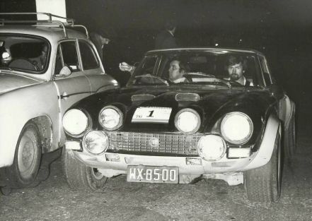 Andrzej Jaroszewicz i Ryszard Żyszkowski – Fiat 124 Abarth.