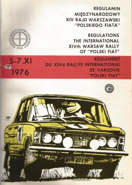 Rajd Warszawski - 1976r