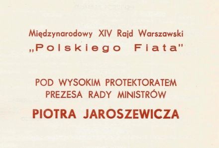 Rajd Warszawski - 1976r