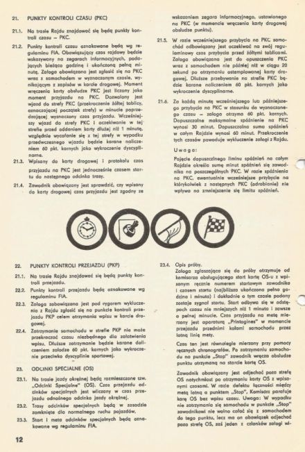 Rajd Warszawski - 1976r