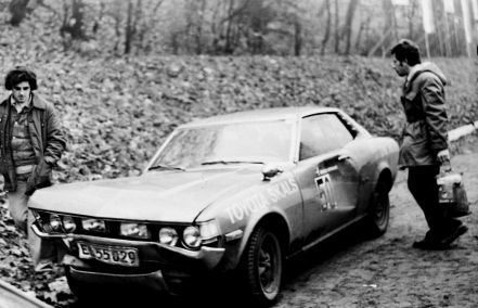 Leif Andersen i Henning Hermansen – Toyota Celica GT 1600.