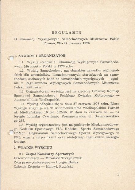 Tor Poznań-Ławica - 1976r