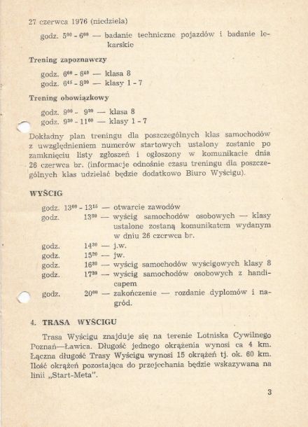 Tor Poznań-Ławica - 1976r