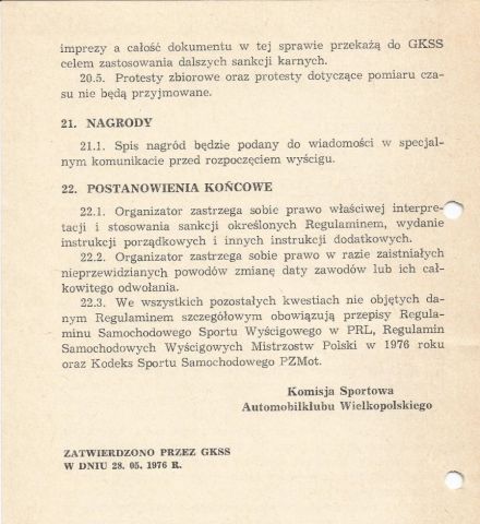 Tor Poznań-Ławica - 1976r