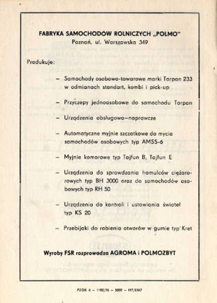 Tor Poznań-Ławica - 1976r