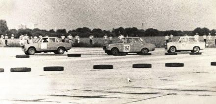 Józef Ważny – Polski Fiat 125p/1600, Hans Peter Voigt – Wartburg 353, Helmut Assmann – Trabant Assmann 601.