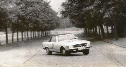 Marek Wysokiński – Mercedes Benz 350 SLC.