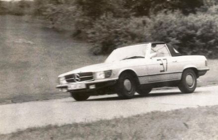 Marek Wysokiński – Mercedes Benz 350 SLC.