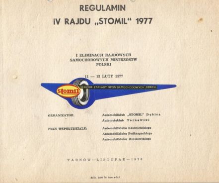 4 Rajd Stomil 1977r.