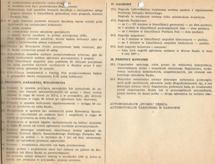 4 Rajd Stomil 1977