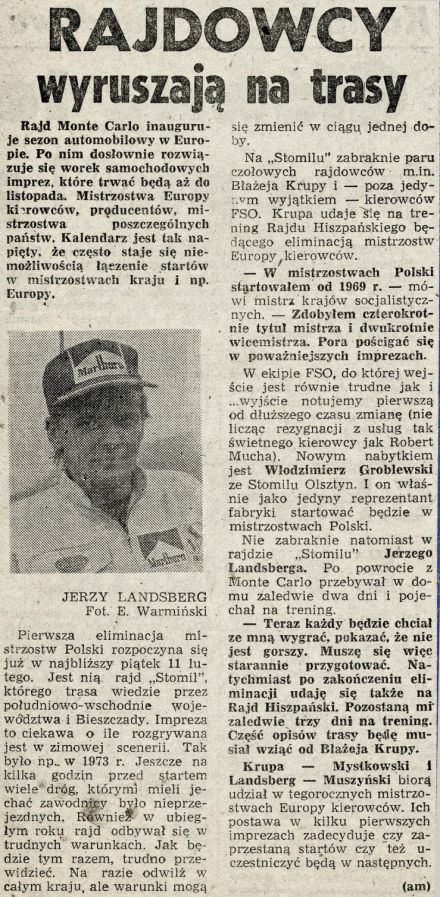 4 Rajd Stomil 1977