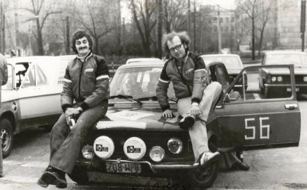 Jan Wojciechowski i Andrzej Wodziński – Fiat 128 Rally. 