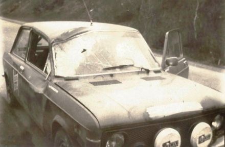 Jan Wojciechowski i Andrzej Wodziński – Fiat 128 Rally.