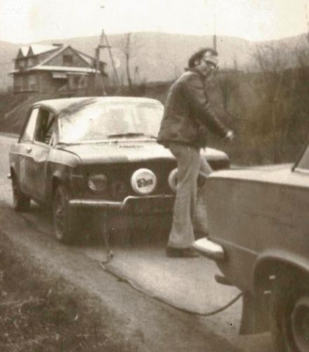 Jan Wojciechowski i Andrzej Wodziński – Fiat 128 Rally.