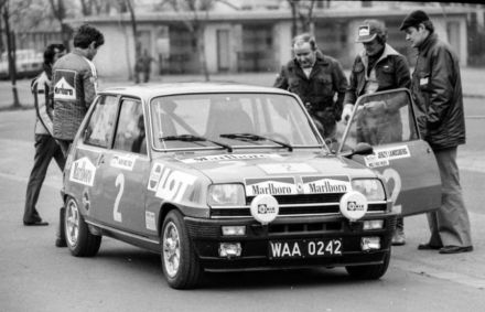 Jerzy Landsberg i Marek Muszyński – Renault 5 Alpine.