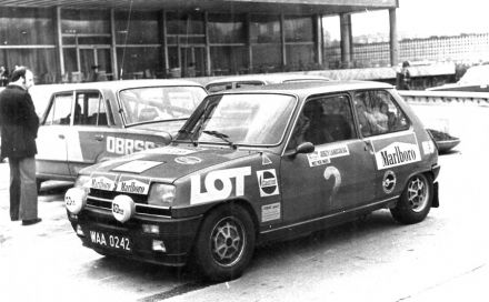 Jerzy Landsberg i Marek Muszyński – Renault 5 Alpine.