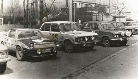 Janusz Szajng i Piotr Ślaski – Fiat X 1/9, Roman Pulchny i  Waldemar Machnik – Polski Fiat 125p/1500.