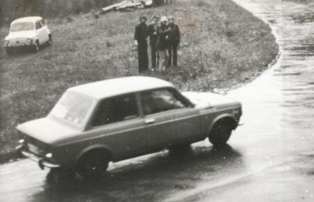 Jan Wojciechowski i Andrzej Wodziński – Fiat 128 Rally.
