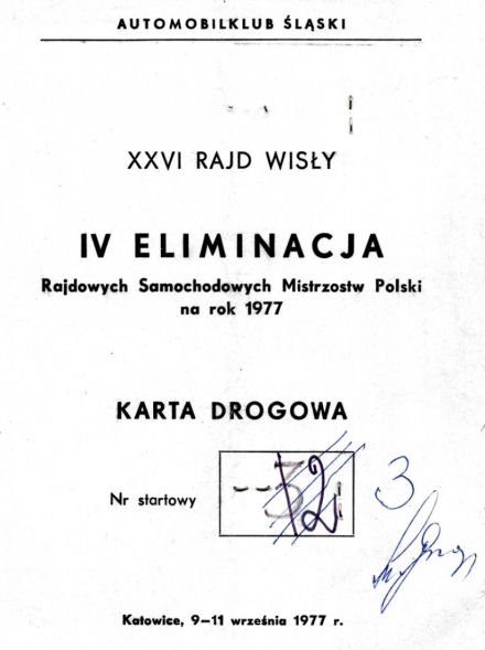 Rajd Wisły 1977