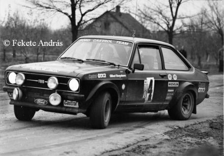 Gilbert Staepelaere i Eric Bessem – Ford Escort RS 1800.