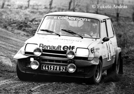 Guy Frequelin i Jacques Delaval – Renault 5 Alpine.