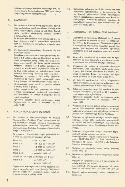 Rajd Warszawski 1977