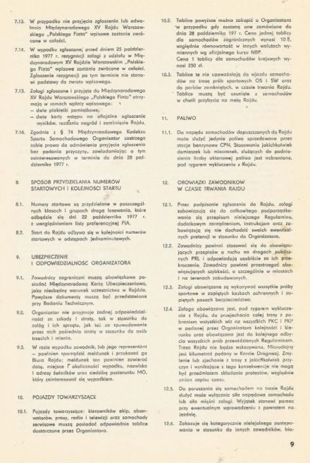 Rajd Warszawski 1977