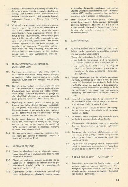 Rajd Warszawski 1977