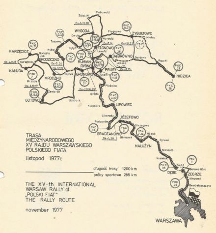 Rajd Warszawski 1977r