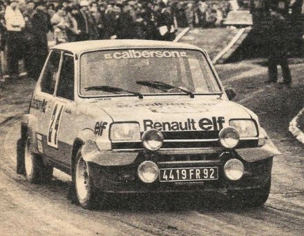 Guy Frequelin i Jacques Delaval – Renault 5 Alpine.